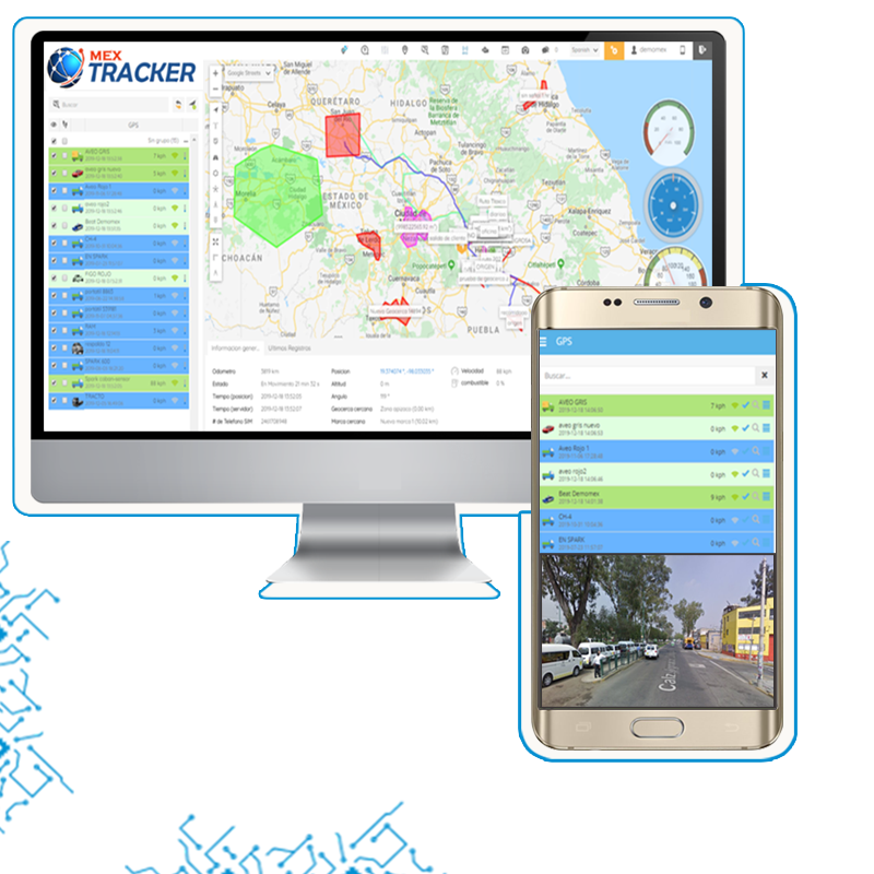 plataforma de localizacion vehicular gps, sistema avl